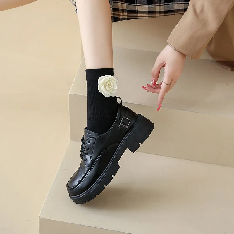 2023 Autumn Patent Leather Loafers Shoes for Women British Style Tassels Slip-On Office Shoes Woman Solid Color Non-Slip Shallow