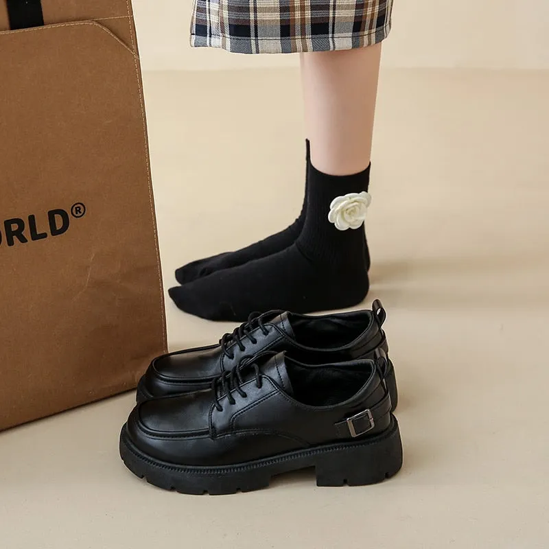 2023 Autumn Patent Leather Loafers Shoes for Women British Style Tassels Slip-On Office Shoes Woman Solid Color Non-Slip Shallow