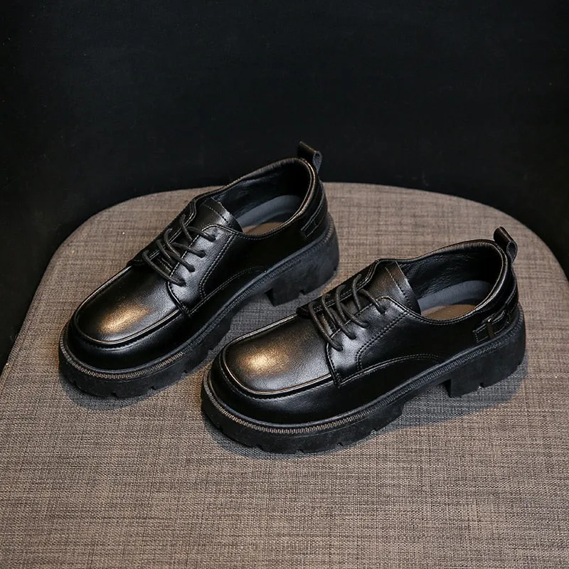 2023 Autumn Patent Leather Loafers Shoes for Women British Style Tassels Slip-On Office Shoes Woman Solid Color Non-Slip Shallow