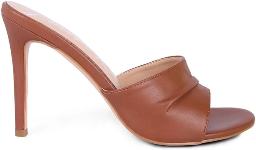 3Rd Divorce Wide Strap Casual High Heels