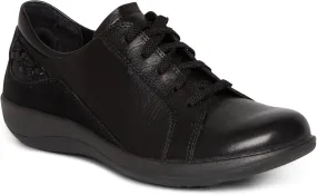Aetrex Women's Dana Orthopedic Lace Up Oxford Leather Shoes - Lightweight Casual Comfort Arch Support Sneakers