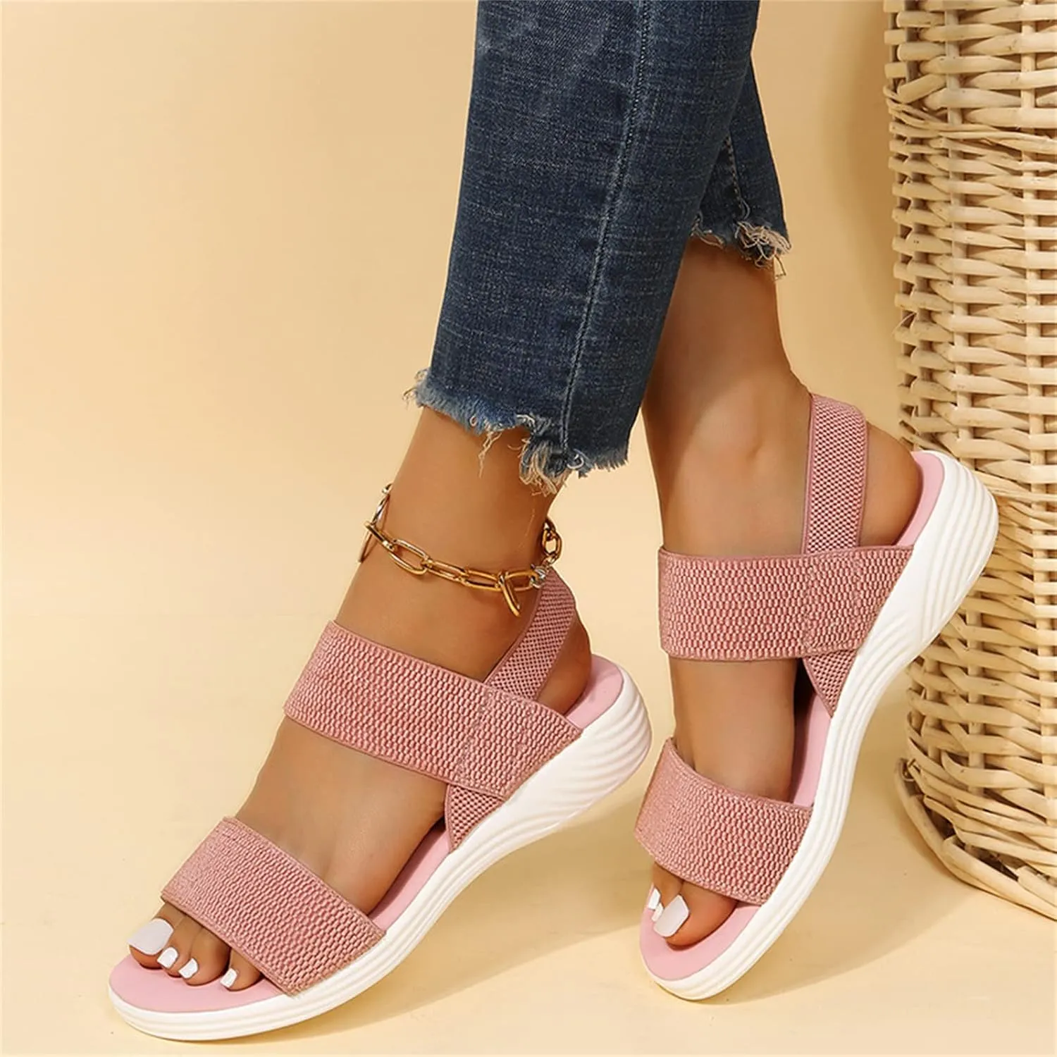 Arch Support Sandals Women's Dressy Fashion Orthotic Flip Flops Ladies Slip On Lightweight Comfortable Orthopedic Slippers