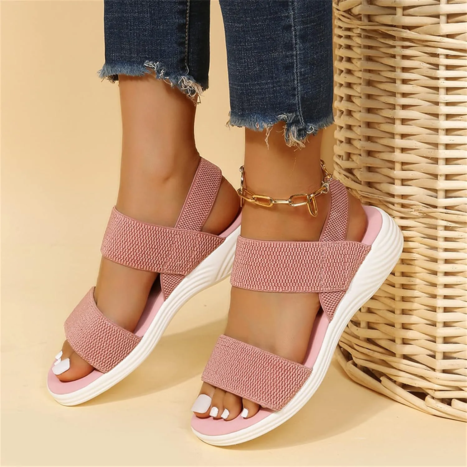 Arch Support Sandals Women's Dressy Fashion Orthotic Flip Flops Ladies Slip On Lightweight Comfortable Orthopedic Slippers