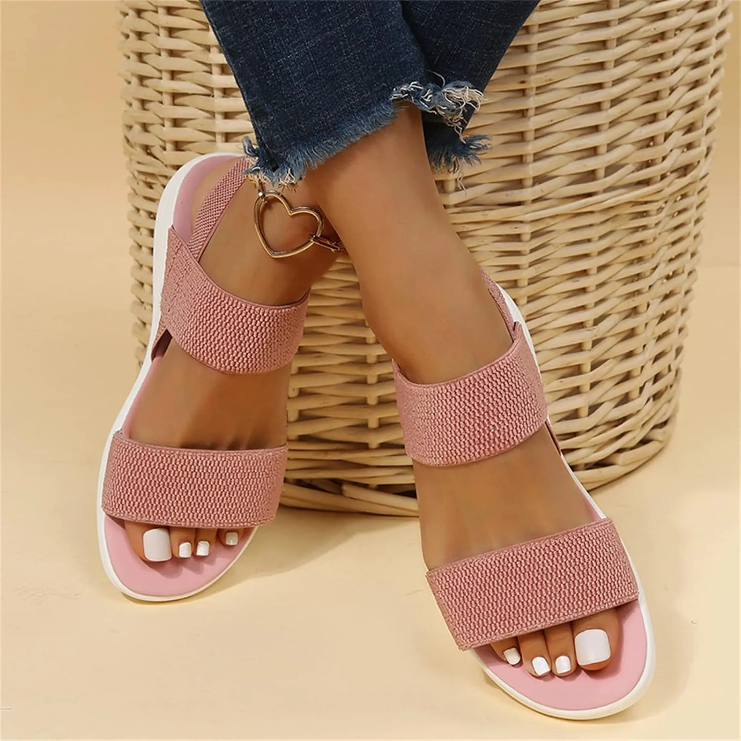 Arch Support Sandals Women's Dressy Fashion Orthotic Flip Flops Ladies Slip On Lightweight Comfortable Orthopedic Slippers