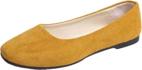 Ballet Flats Shoes for Women Women's Dress Pointed Toe Flats Comfortable Slip-On Casual Daily Wear Work Womens Shoes Solid Color Casual Loafers for Women
