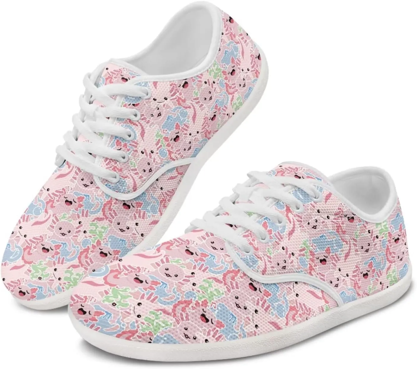 chaqlin Flats Shoes Women Dressy Comfortable Animal Print Lace Up Sneakers Comfortable Wide Barefoot Shoe Casual Walking Sneaker