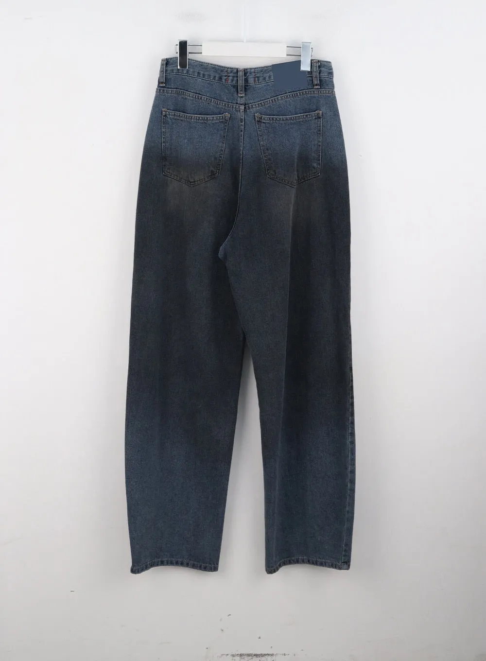 Comfy Wide-Leg Washed Jeans CG325