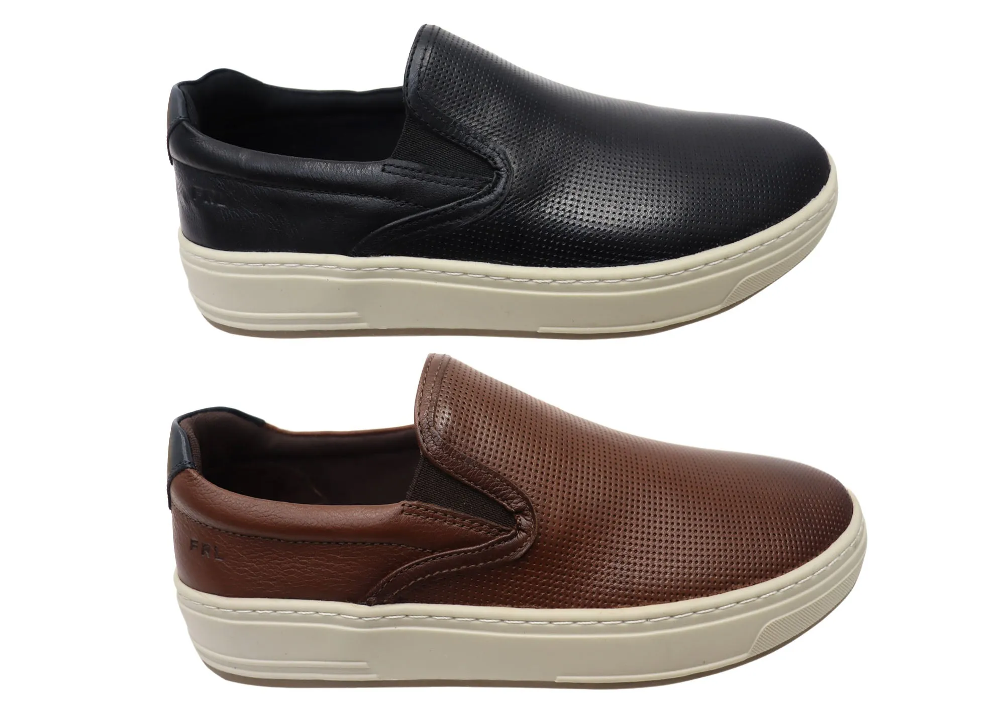 Ferricelli Wayne Mens Comfortable Leather Casual Shoes Made In Brazil