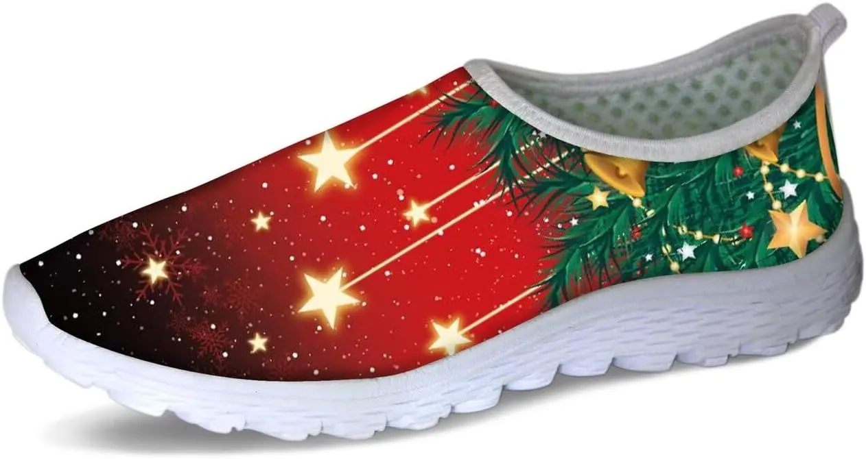 Forchrinse Starfish Blue Sky Hawaiian Beach Women’s Slip on Shoes Comfortable Walking Shoes Athletic Sneakers Comfortable Lightweight