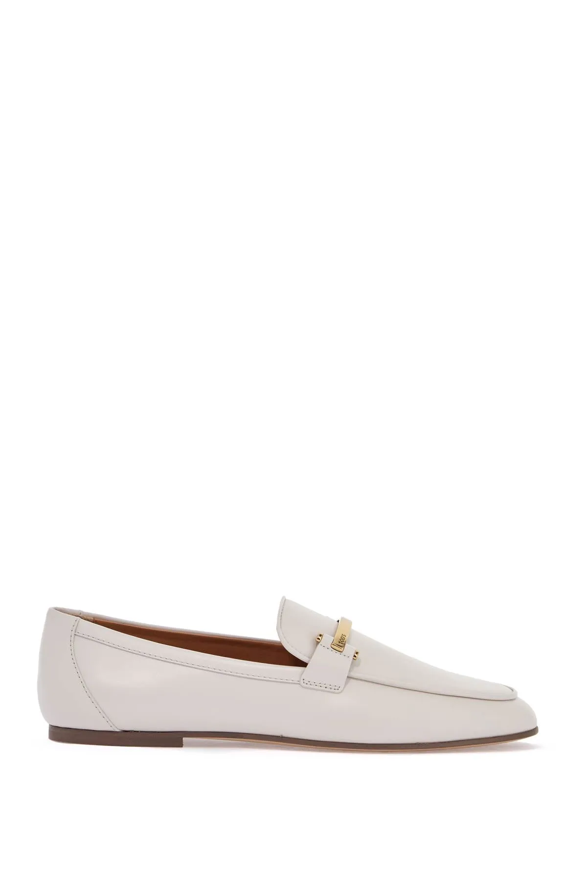 Gold Bar Leather Moccasins