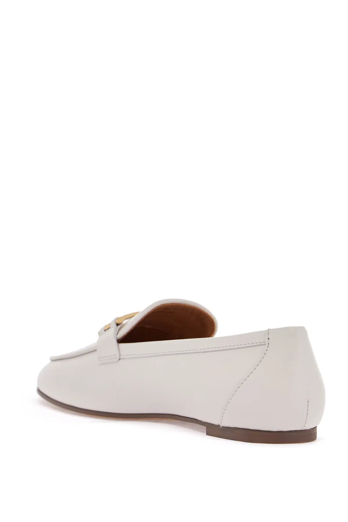 Gold Bar Leather Moccasins