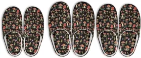 Jeiento Hummingbird Slippers for Women Non Slip Spa Slipper for Guest Comfy Hotel Shoes