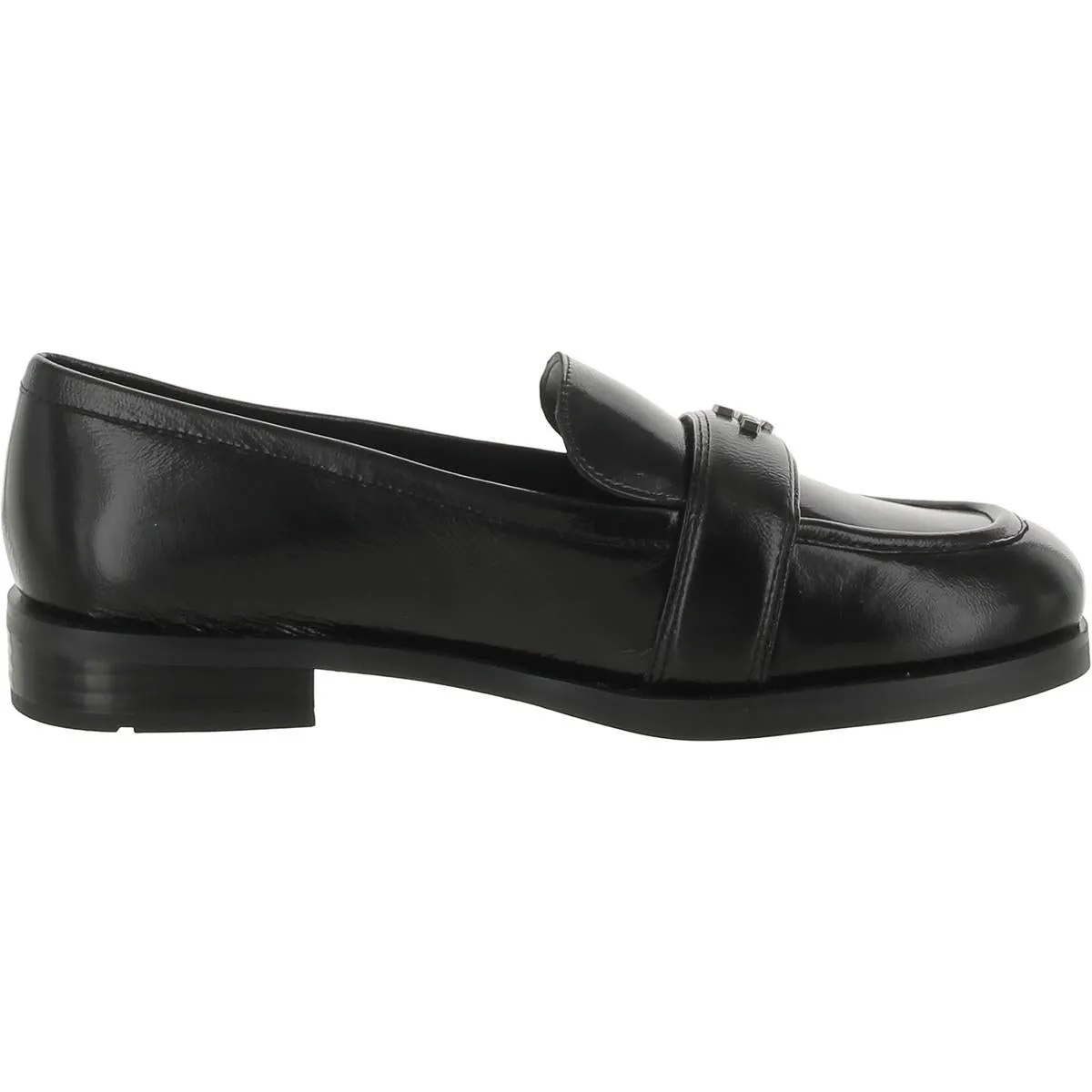 Karl Lagerfeld Paris Womens Madlen Leather Loafers