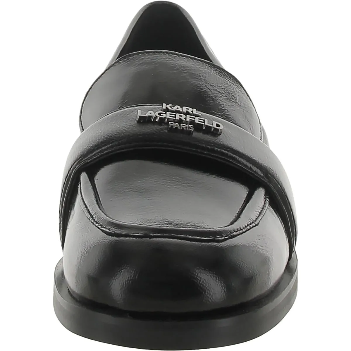 Karl Lagerfeld Paris Womens Madlen Leather Loafers