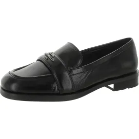 Karl Lagerfeld Paris Womens Madlen Leather Loafers