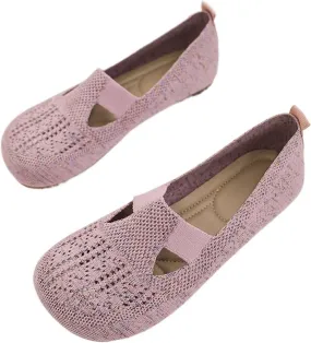 Loafers Casual Shoes Knits Sneakers Womens Dressy Loafers Slip On Shoes Comfort Casual Office Work Shoes Mocassins Shoes Flat Mother Shoe