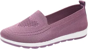 Loafers for Women Comfort Slip On Walking Shoes Wide Width Casual Sneaker Knit Dressy Comfortable Business Work Flat𝐬