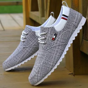 Men's Casual Canva Moccasins Loafers