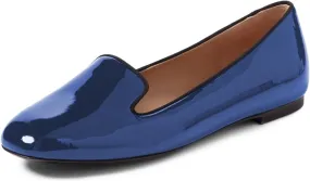 Milooey shoes Women's Comfortable Flat Loafers Comfortable Cute Round Toe Slip On Pumps Casual Flats Dress Shoes Size 4-16 US