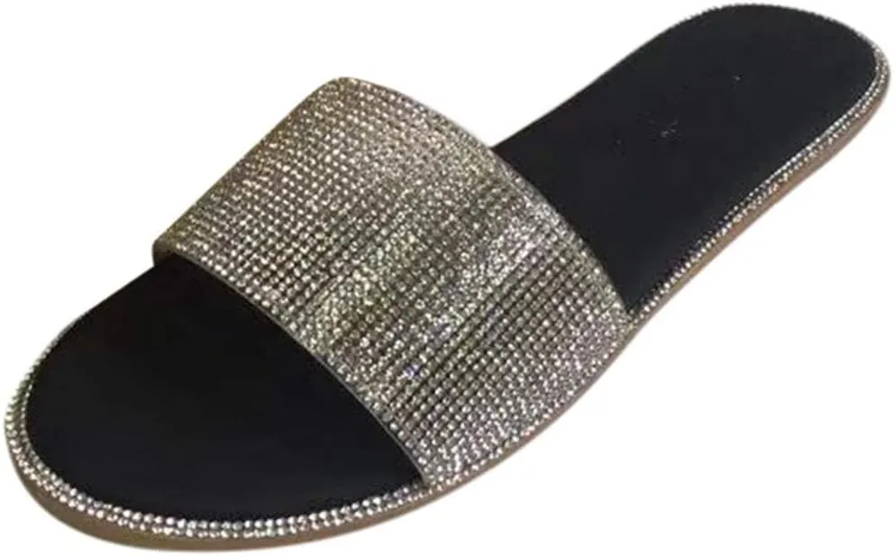 Sandals for Women Flat,Summer Sandals Ladies Fashion Leopard/Zebra/Snake Pattern Flat Heel Slip Ons Sandals with Zipper