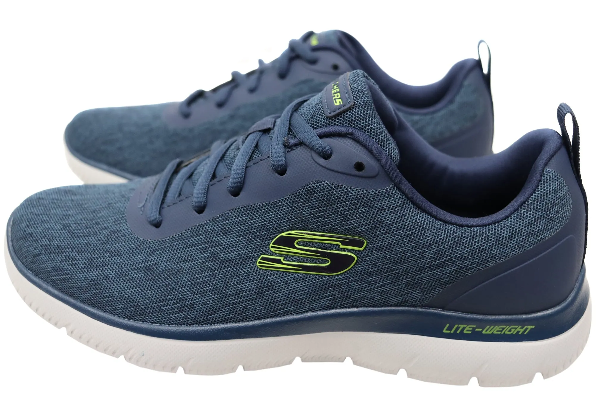 Skechers Mens Summits Forrader Comfortable Memory Foam Lace Up Shoes