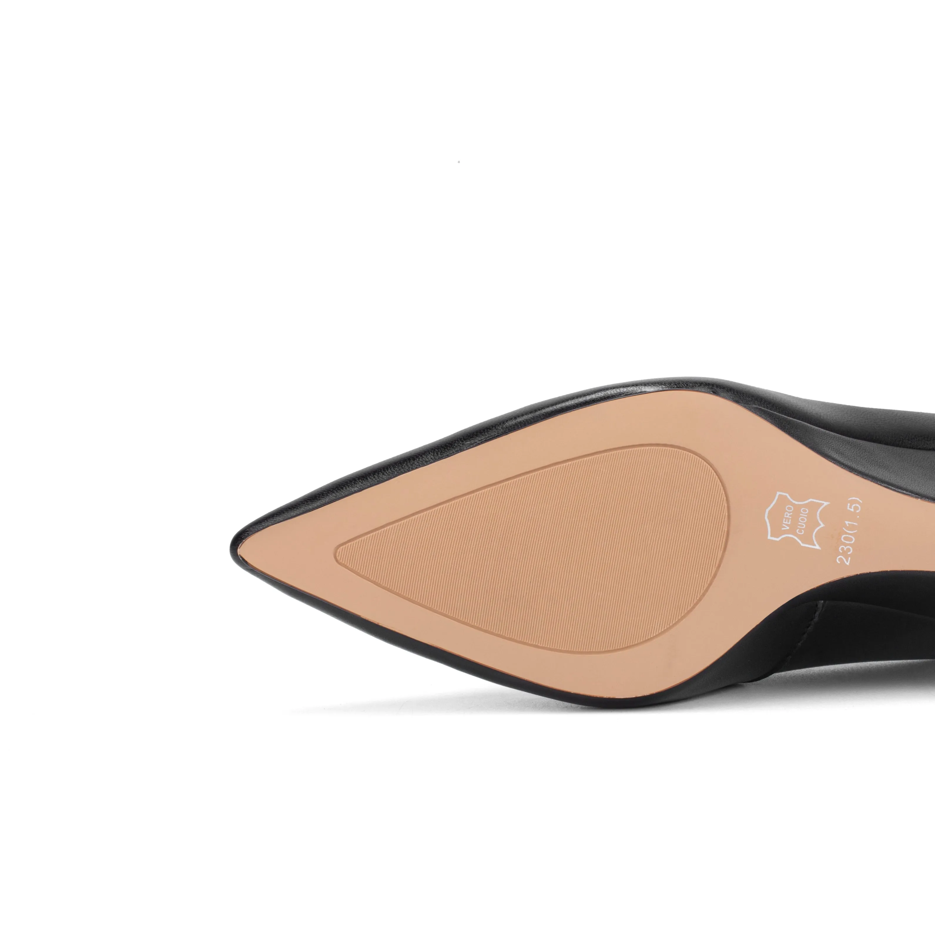 TinaCus Genuine Leather Women's Handmade Pointed Toe Comfortable Wedge Heel Slip On Pump Shoes