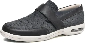 Wide Fitting Mens Shoes Outdoor Trainers Men Comfortable Loafers Men's Orthopedic Slip-On Loafers Comfortable Supportive Casual Shoes for Plantar Fasciitis
