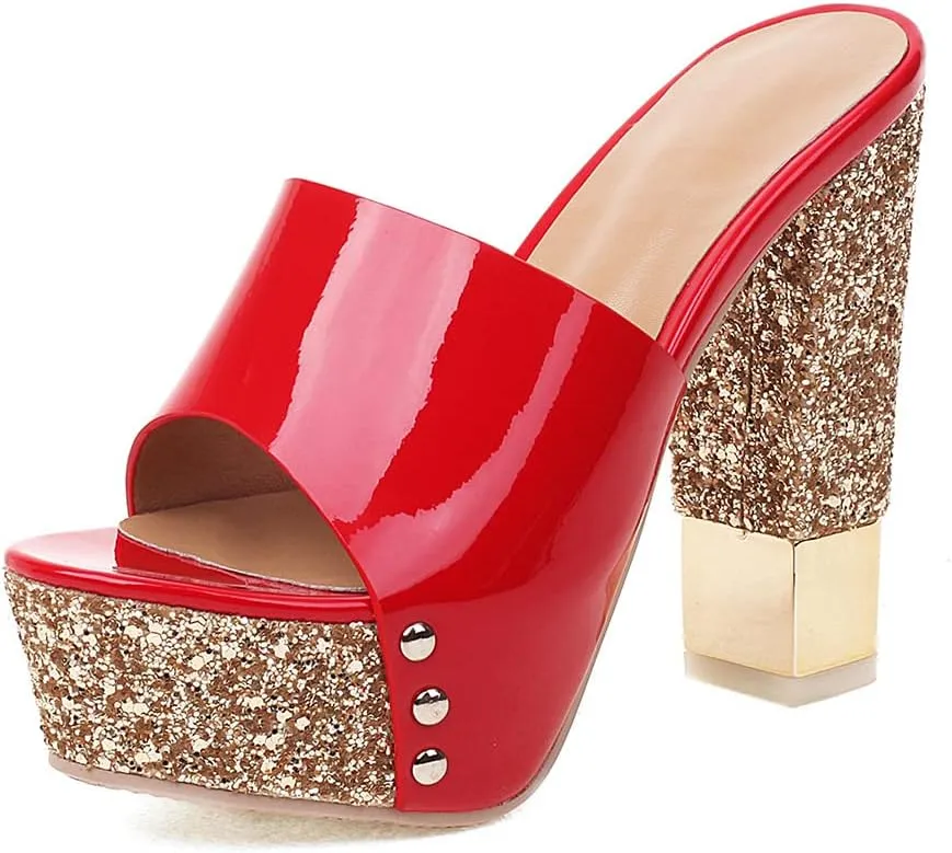 Womens High Heels Stilettos Round Toe Ankle Strap High Heel Sandal