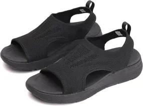 Womens Sandals Comfortable Dressy Wedge Platform Flatform Sandals Casual Summer Beach Walking Orthopedic Shoes