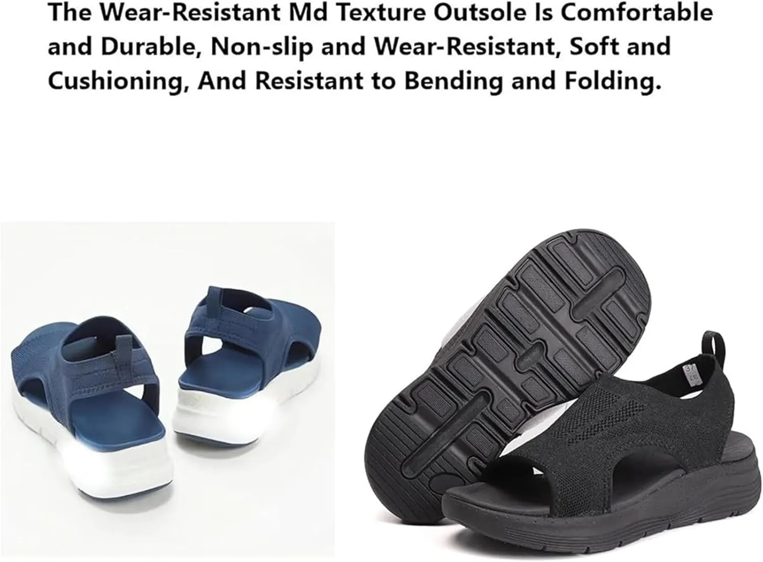 Womens Sandals Comfortable Dressy Wedge Platform Flatform Sandals Casual Summer Beach Walking Orthopedic Shoes